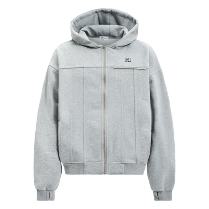 Modular Hoodie Zip-Up(Gray)