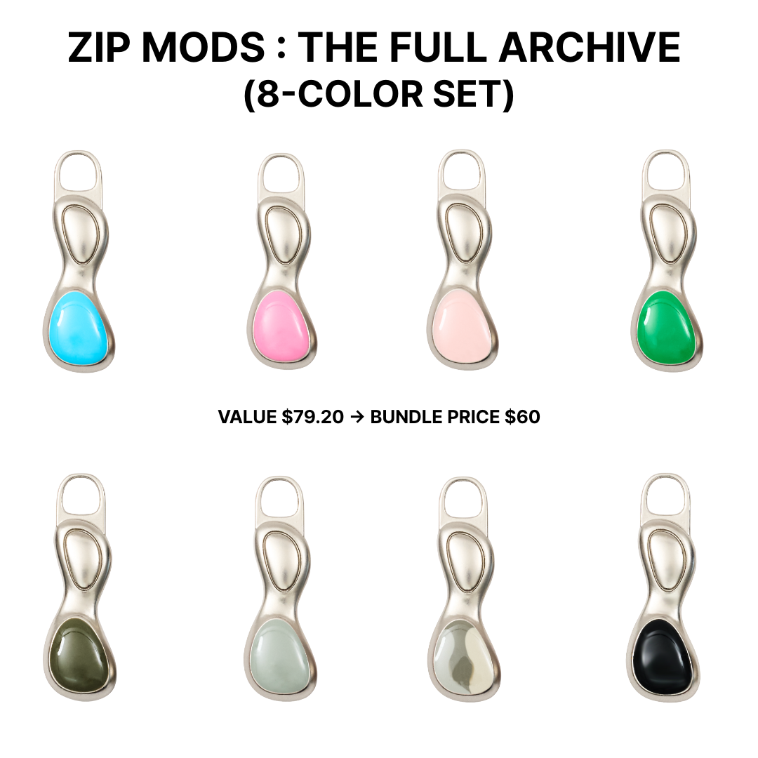 ZIP MODS : THE FULL ARCHIVE (8-COLOR SET)